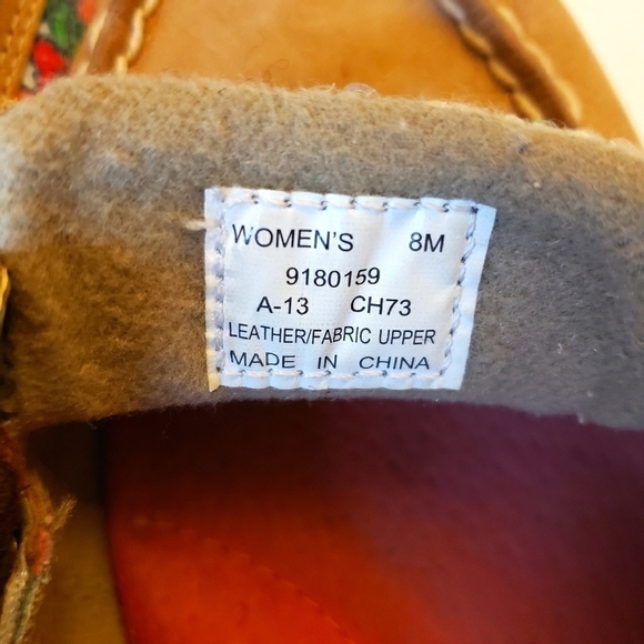 Sperry Top Siders 8 tropical sequin 2 eye slip on - Picture 5 of 9